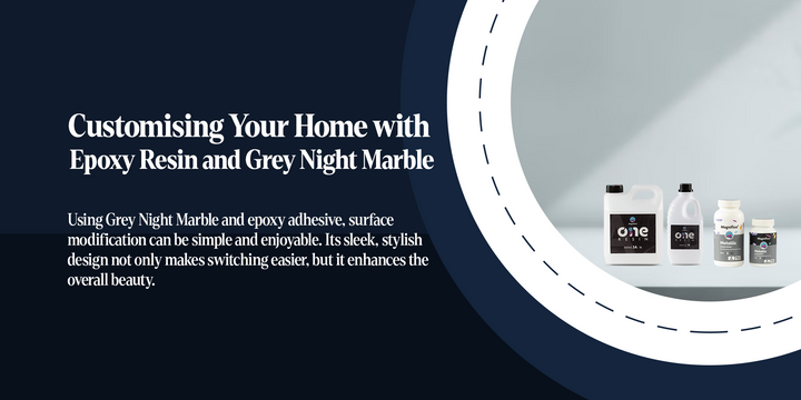 Customize Your Home with Epoxy Resin & Grey Night Marble | Magnifico Resins