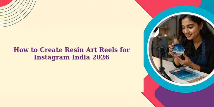 How to Create Resin Art Reels for Instagram India 2026