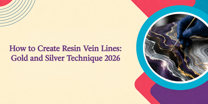 How to Create Resin Vein Lines: Gold and Silver Technique 2026