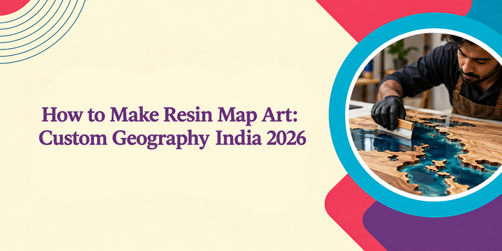 How to Make Resin Map Art: Custom Geography India 2026