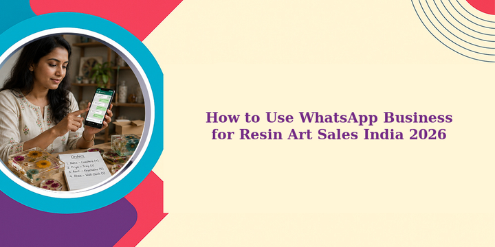 How to Use WhatsApp Business for Resin Art Sales India 2026