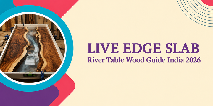 What Is a Live Edge Slab? River Table Wood Guide India 2026