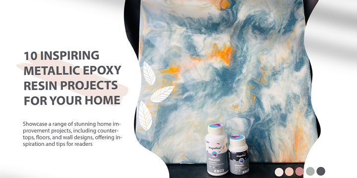 10 Metallic Epoxy Resin Project Ideas to Transform Your Home | Magnifico Resins