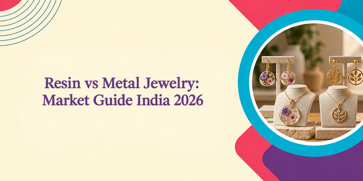 Resin vs Metal Jewelry: Market Guide India 2026