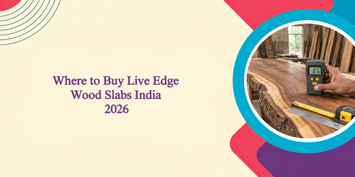Where to Buy Live Edge Wood Slabs India 2026: Guide