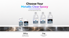 Metallic Clear Epoxy Resin(2:1)
