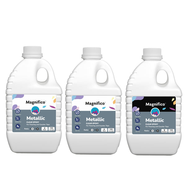 Metallic Clear Epoxy Resin