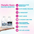 Metallic Clear Epoxy Resin