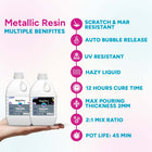 Metallic Clear Epoxy Resin(2:1)