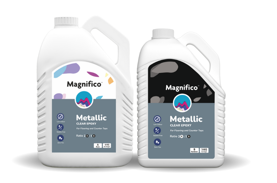 Metallic Clear Epoxy Resin