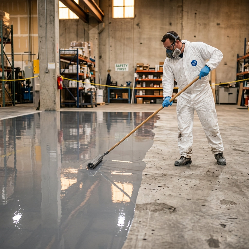 Cracked concrete