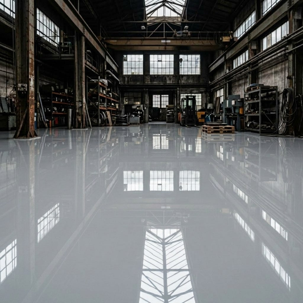 Industrial heavy duty epoxy flooring
