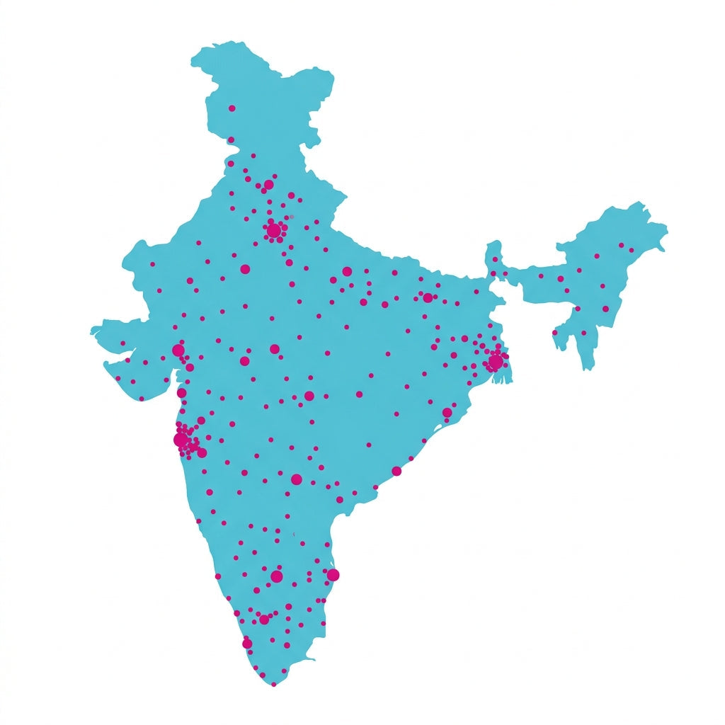 Every corner of India